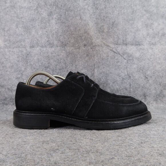 Joseph Abboud Shoes Mens 9 Oxford Derby Dress Formal Black Suede Classic Italy main image 13